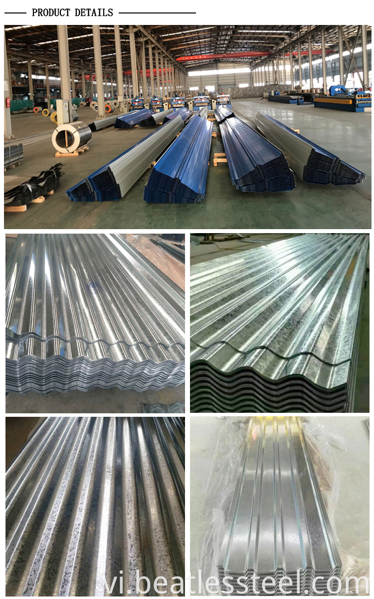 galvanized gi corrugated iron sheet 
